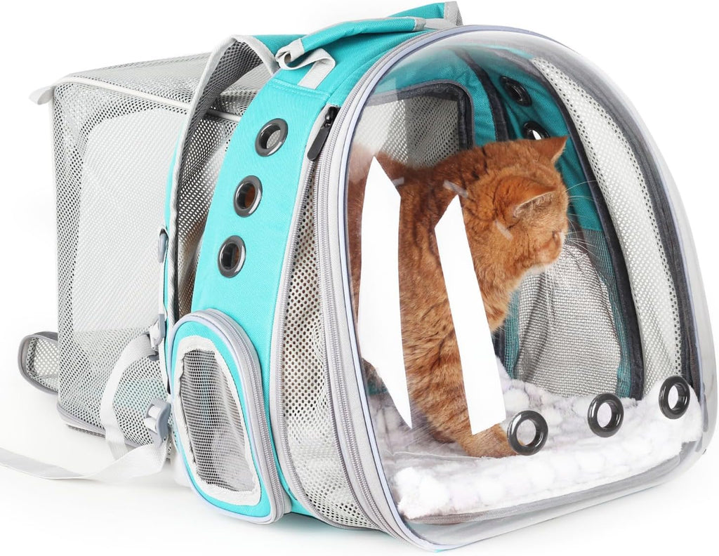 Lollimeow Expandable Bubble Cat Carrier Backpack, Supports up to 16 lbs