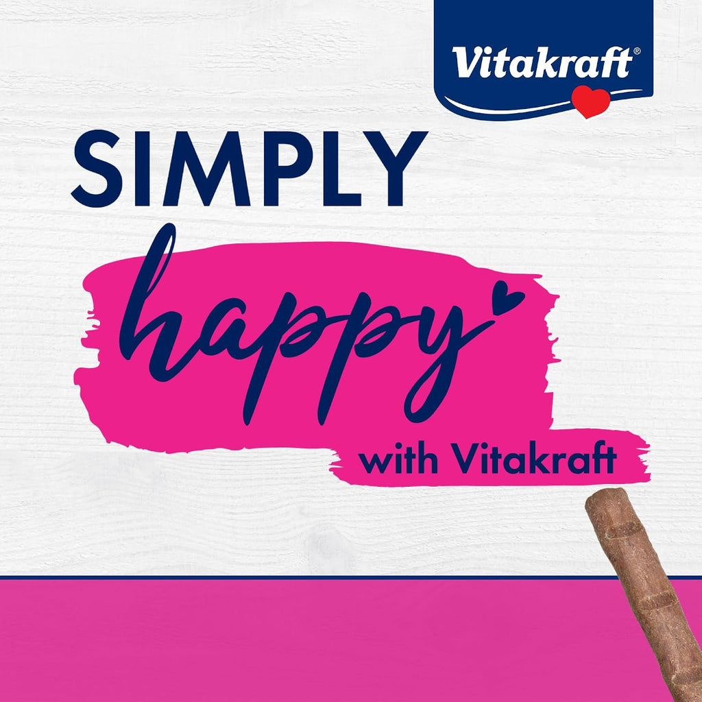 Vitakraft PurrSticks for Cats - Nutritious & Healthy Soft Cat Treats - Gently Oven Roasted Meat Sticks for Cats w/ 70% Meat - Easy-to-Serve Cat Chew Sticks (Salmon, 60 Pack)