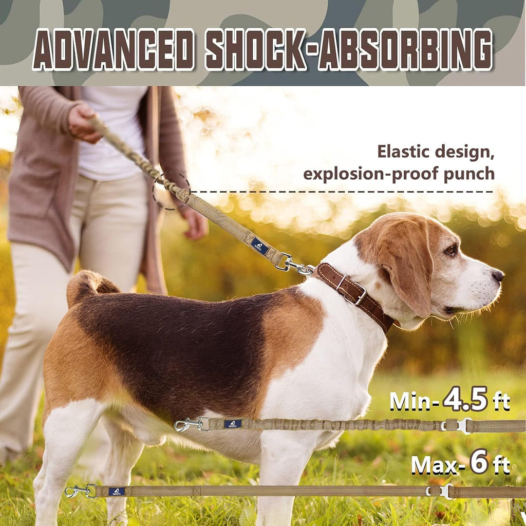 AUROTH Bungee Dog Leash for Large Dogs, No Pull for Shock Absorption