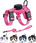 Solmoony Cat Harness & Leash Set, Rose Vest Harness for Small & Medium Cats
