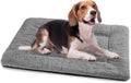 Dog Crate Pad, Washable Cozy Dog Bed Mat for Medium Dogs 36"x23", Dark Gray