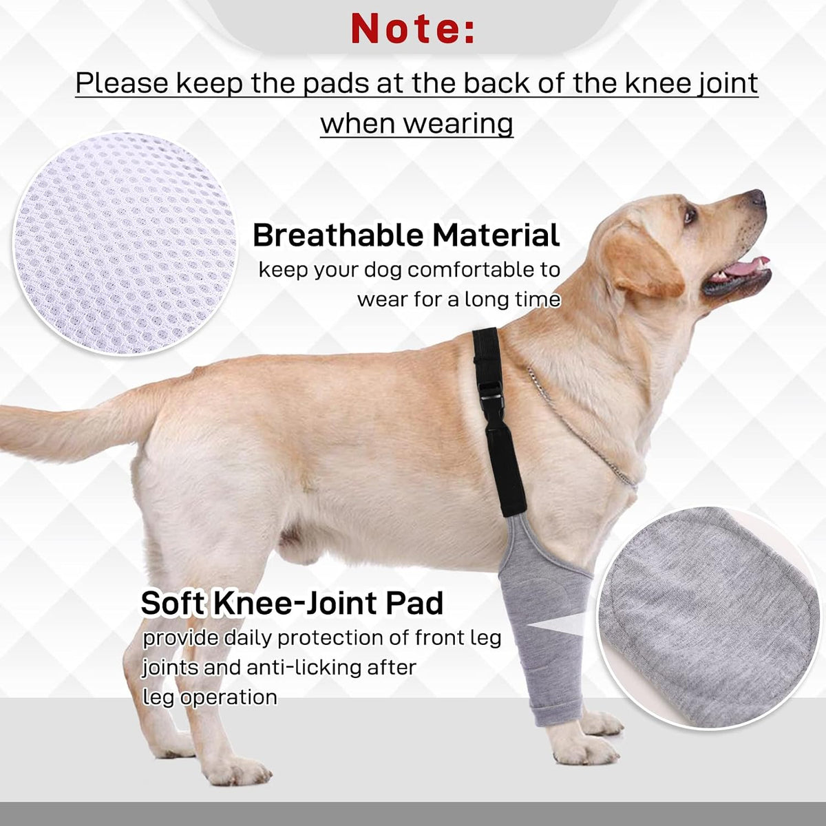 IDOMIK Dog Recovery Suit for Front Legs, Dog Recovery Sleeves,Grey,2XL