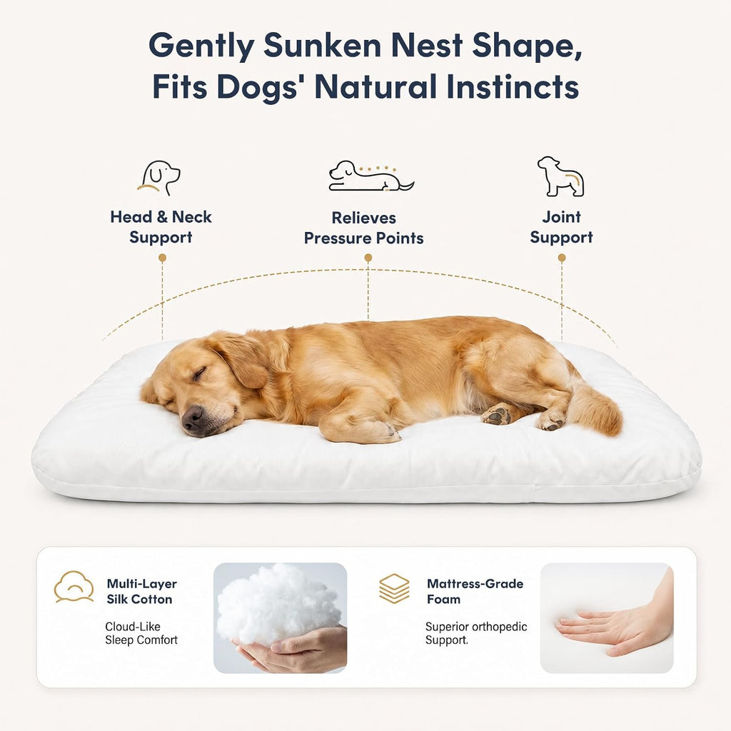 Magic Dog Orthopedic Medium Dog Bed 32 Inch, Super Soft Small Pet Bed