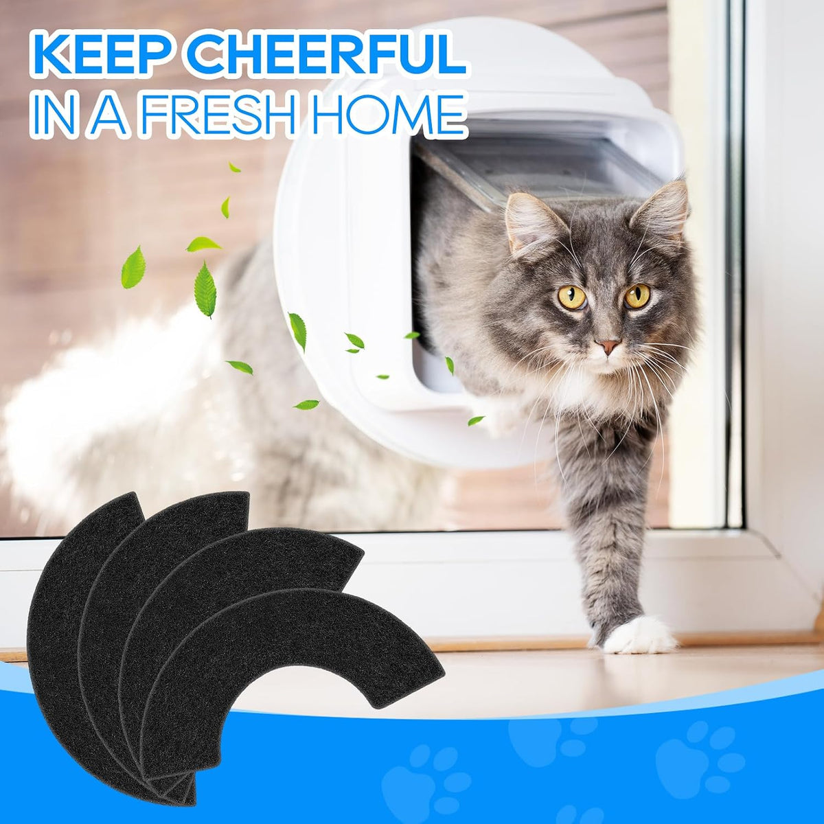 Carbon Filters Compatible with Litter-Robot 4 Litter Box Accessories