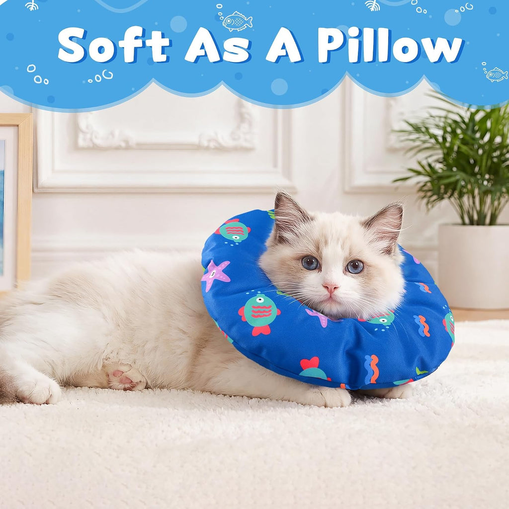 Soft Cat Cone, Medium Waterproof Cat Recovery Collar