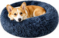 Medium Dog Bed, Washable Plush Donut Dog Bed, 28 Inch