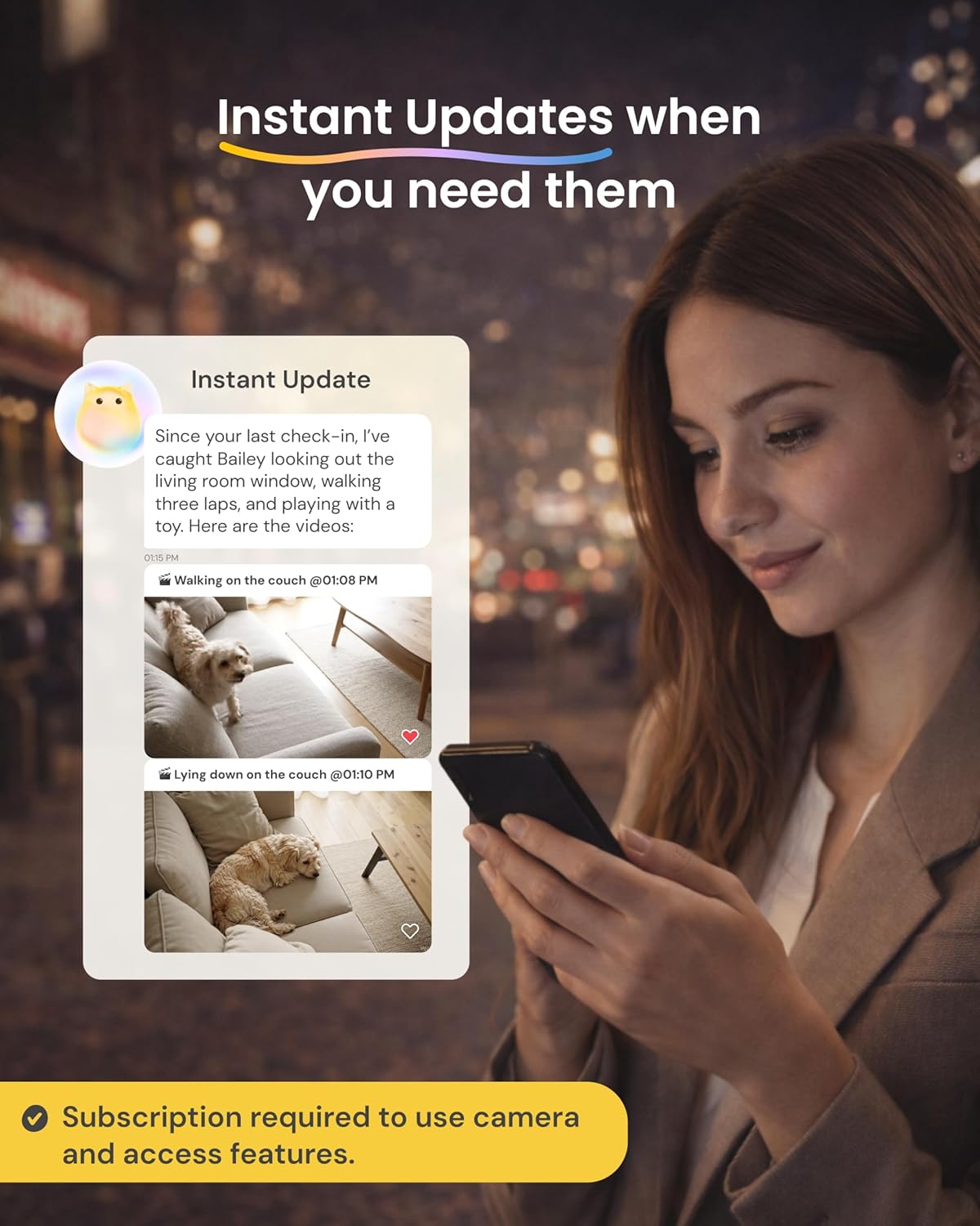 Furbo Mini 360° Pet Camera [Paid Plan Required to Activate]