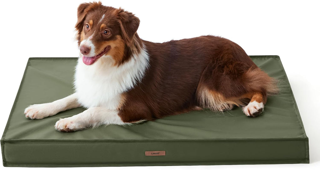 LE SURE Outdoor Waterproof Dog Beds Medium Size,Orthopedic Pet Mat,30x20In