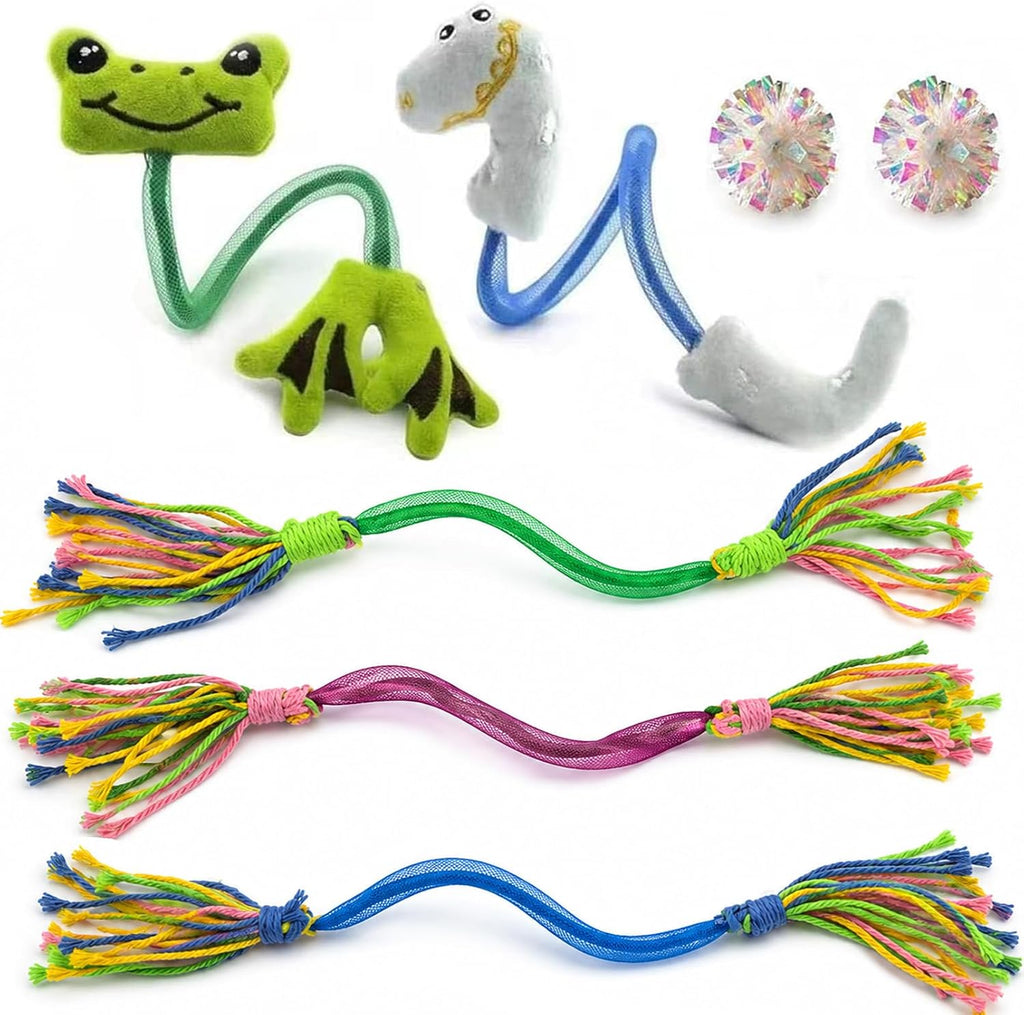 7 Pack Interactive Catnip Toys & Chew Rope Toy for Cats/Kitten