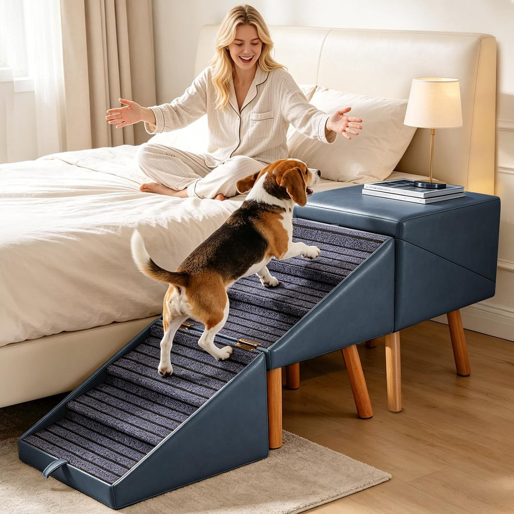 Pet Stairs for beds Foldable Dog Steps for high beds
