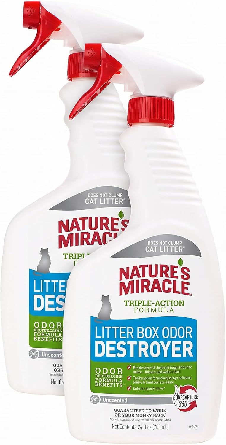Nature's Miracle Litter Box Odor Destroyers (Pack of 2)