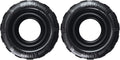 KONG Extreme Tires Most Durable Natural Rubber Chew & Fetch Toy - Treat Dispenser Dog Tire Toy - Pet Supplies for Outdoor & Indoor Play - for Medium/Large Dogs (Pack of 2)