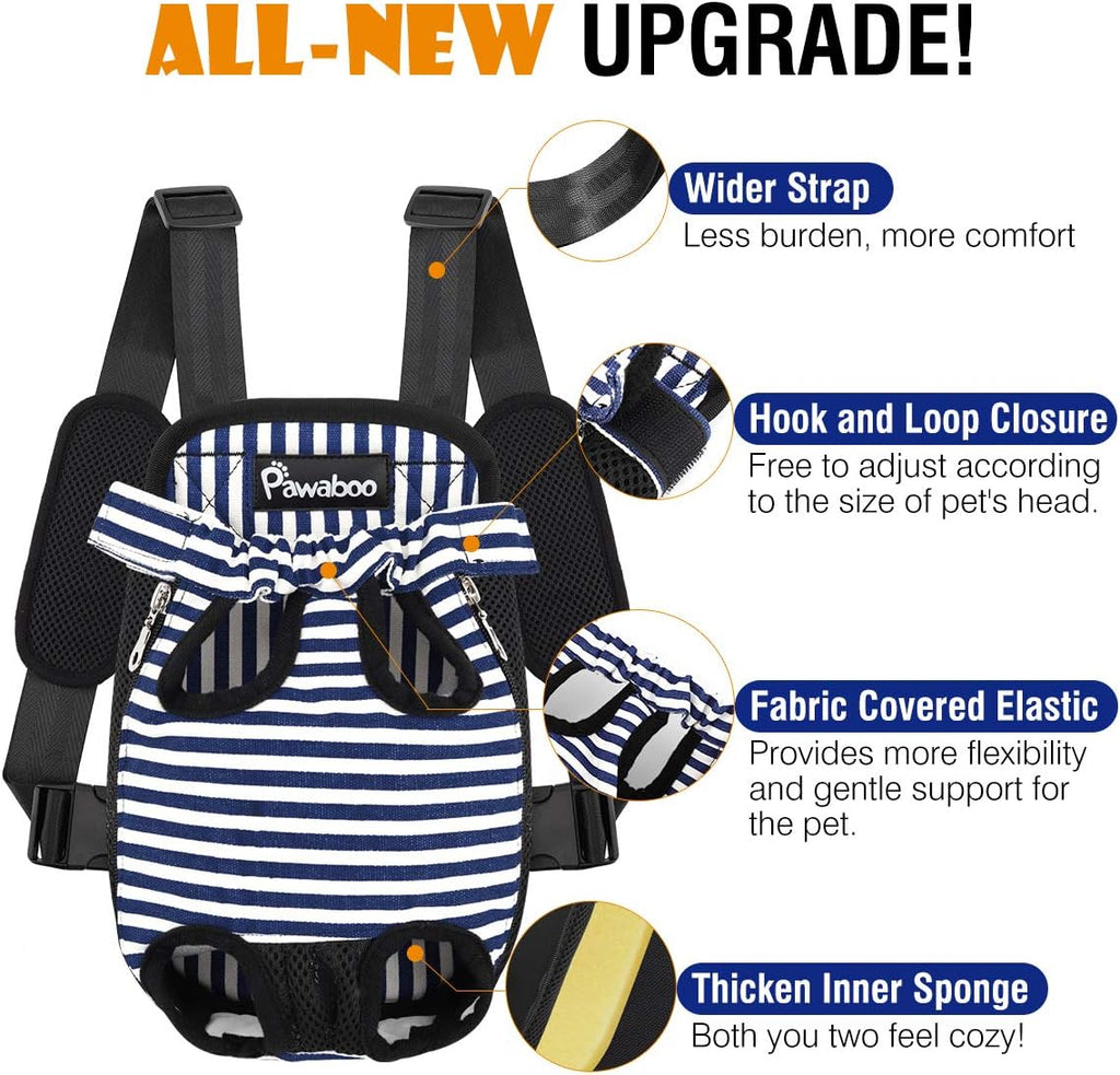 Pawaboo Pet Front Carrier Backpack for Small Medium Dogs