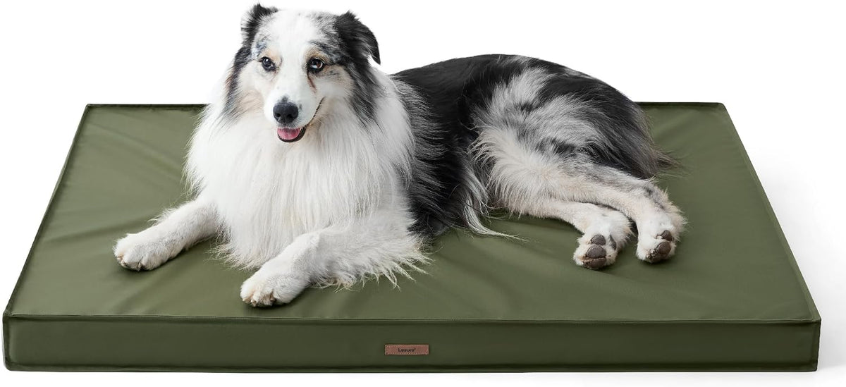 LE SURE Outdoor Waterproof Dog Beds Large Sized,Orthopedic Pet Mat,36x27In