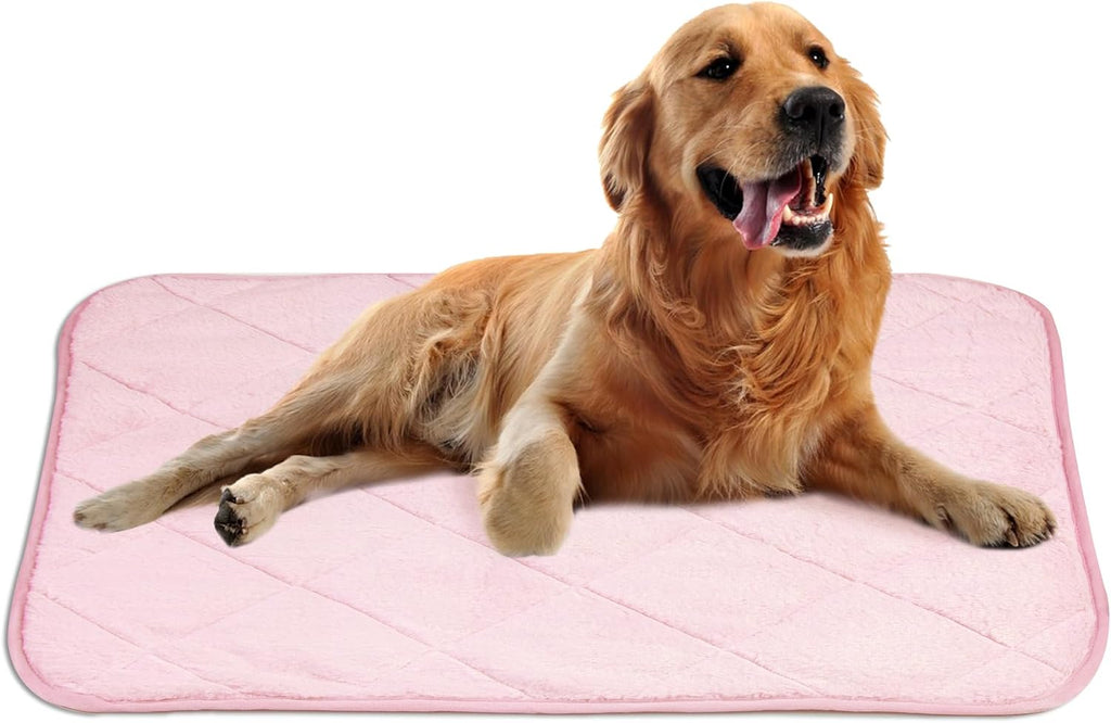NWK Self Warming Thermal Pet Mat for Dogs and Cats (Blush Pink, Large)
