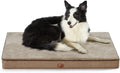 Bedsure Memory Foam Dog Beds Large Sized Dog, Orthopedic Crate Pads, 35x22