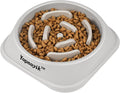 Slow Feeder Dog Bowls for Medium Dogs & Cats | Non-Slip Base, Anti-Choking Design, Reduces Bloating & Overeating, Easy to Clean, 1.5-2 Cups