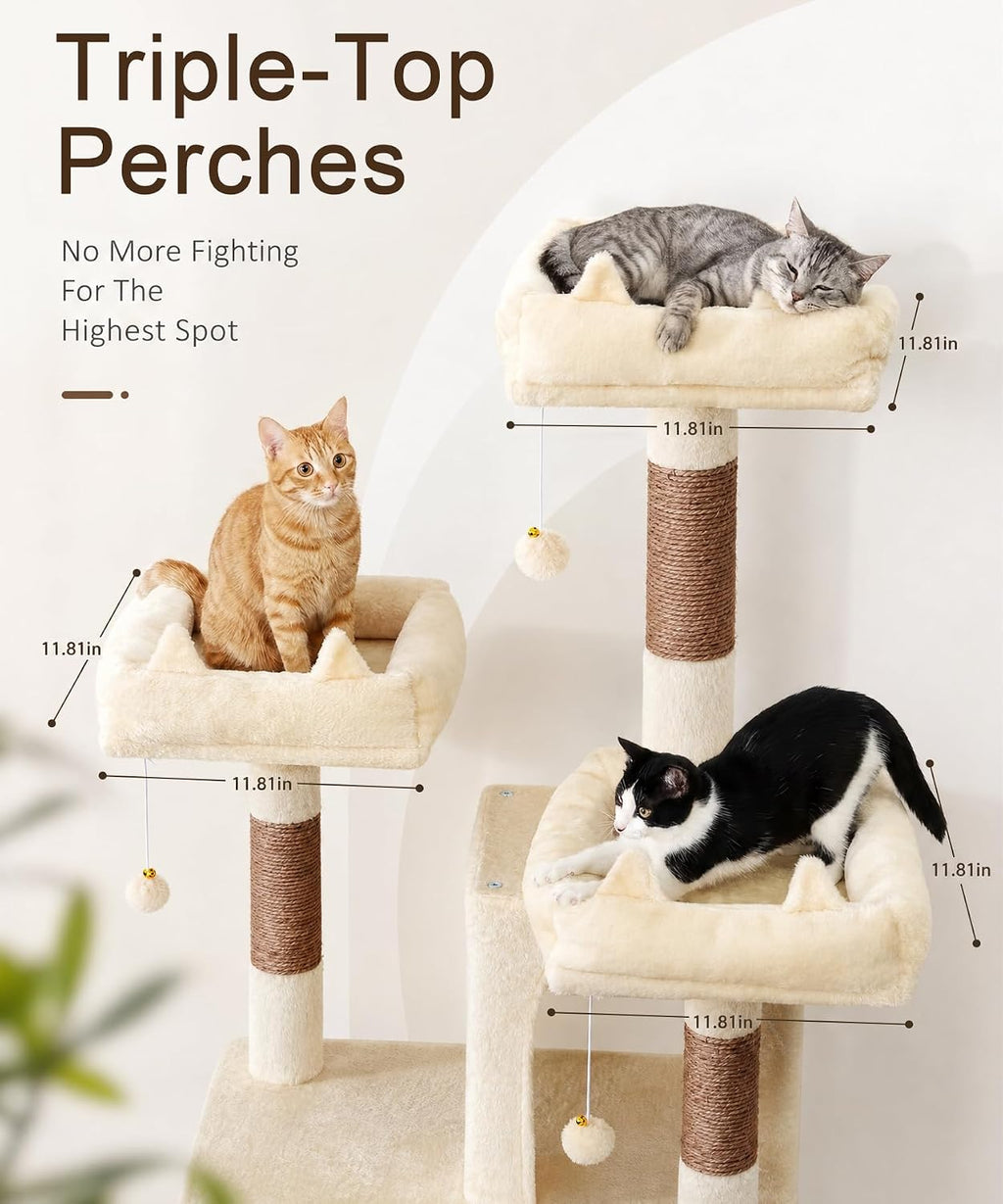 Cat Tower, 71 Inch Heavy Duty Cat Tree for Large Cats