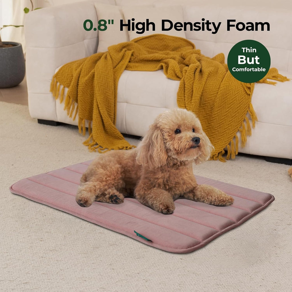 BALANCE Dog Crate Pad - Washable Water-Resistant Kennel Mat for Medium Dogs