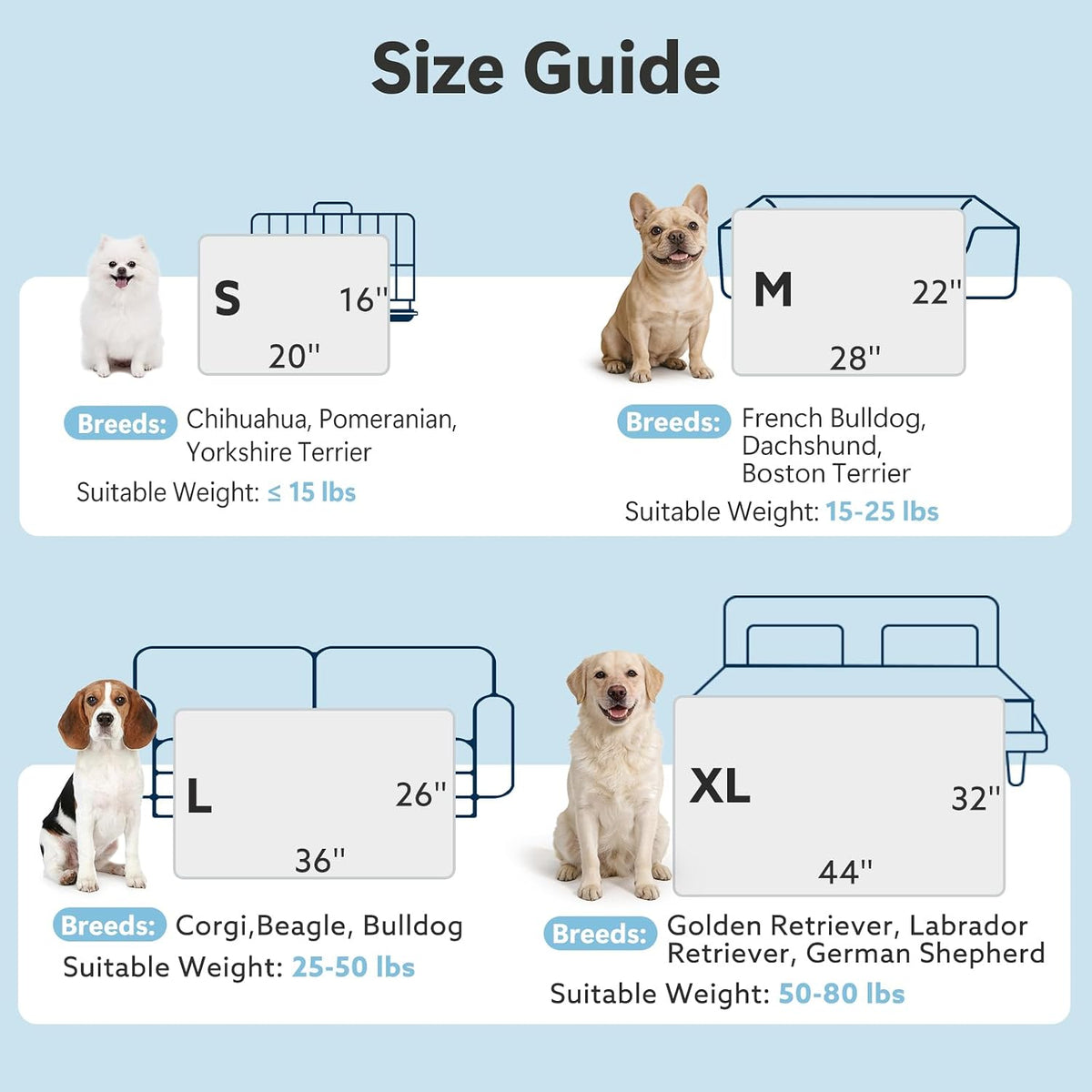 GASUR Cooling Mat for Large Dogs, Q-Max>0.5 Instant Temp Drop Dog Cooling Mats, Cooling Pad for Dog- Summer Indoor Outdoor Travel Use, Snag Resistant，Machine Washable& Anti-Slip, 36"X26" Grey