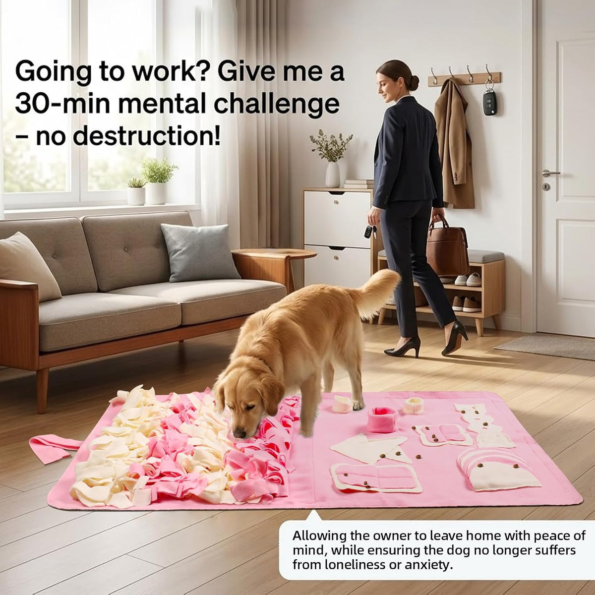 Snuffle Mat for Dogs: Slow Food Interactive Experience