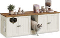 SONGMICS HOME Toolless Assembly Litter Box Enclosure, Cat House