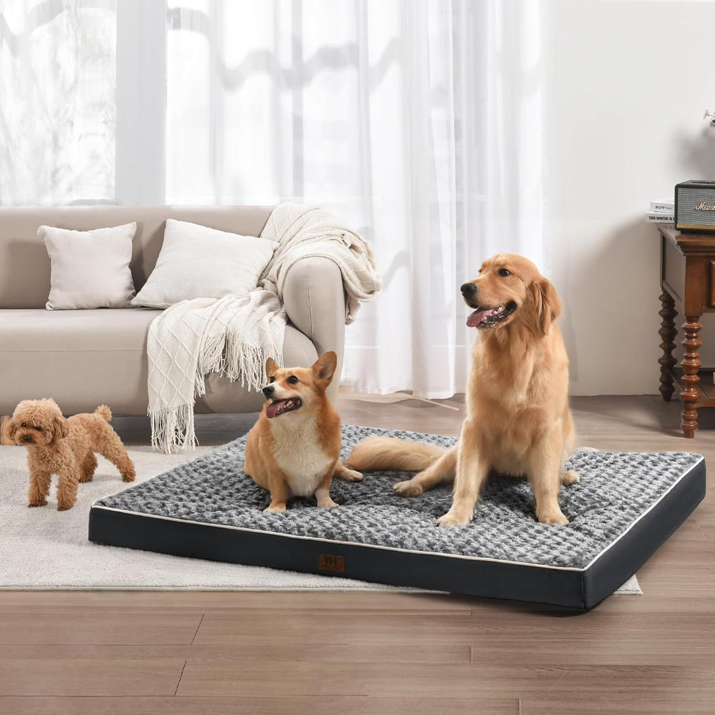 WESTERN HOME WH Orthopedic Dog Bed for Jumbo Dog Washable Pet Bed, 54in