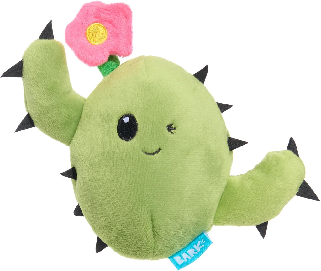 BarkBox Consuela the Cactus 2-in-1 Interactive Plush Dog Toy | Squeaky Dog Chew Toy with Crinkle Layers - For Large Dogs and Puppies