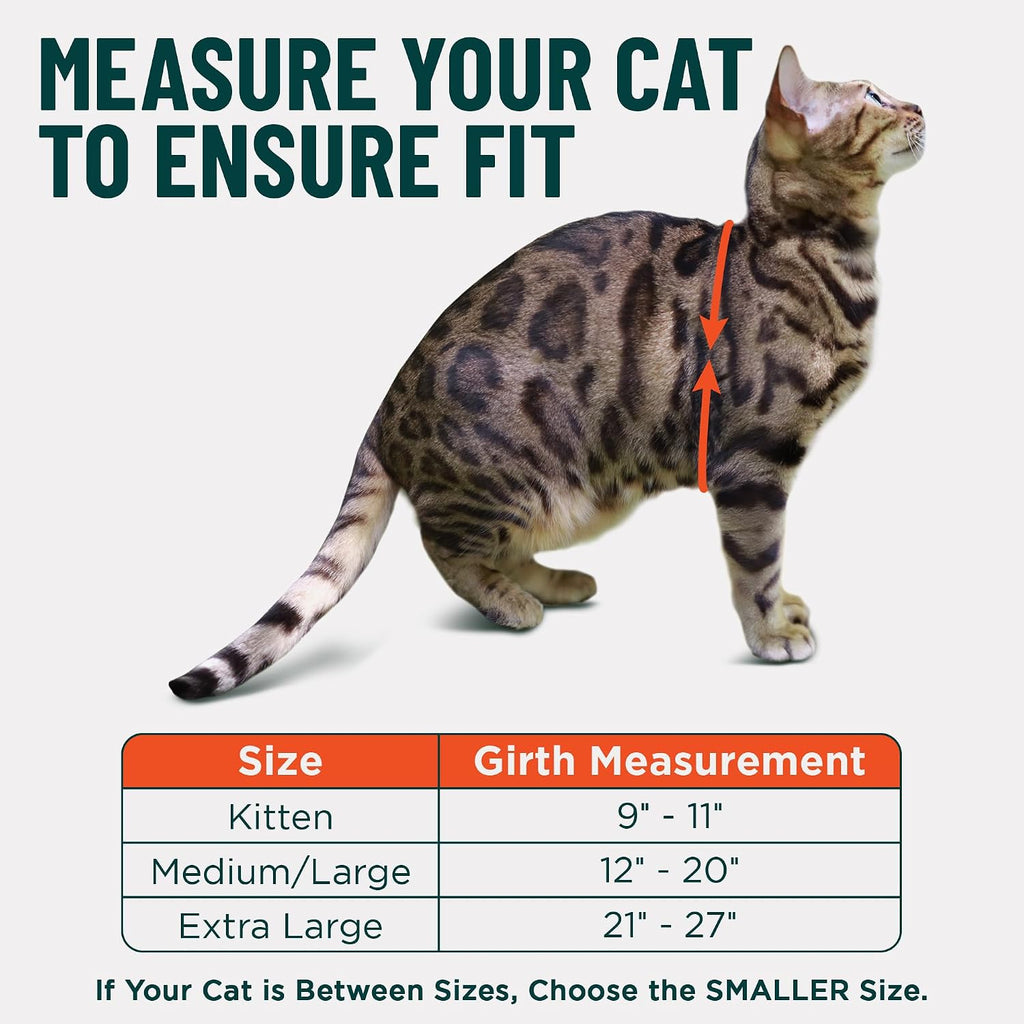 OutdoorBengal Houdini™ Escape Proof Cat Harness and Leash (Orange, M/L)