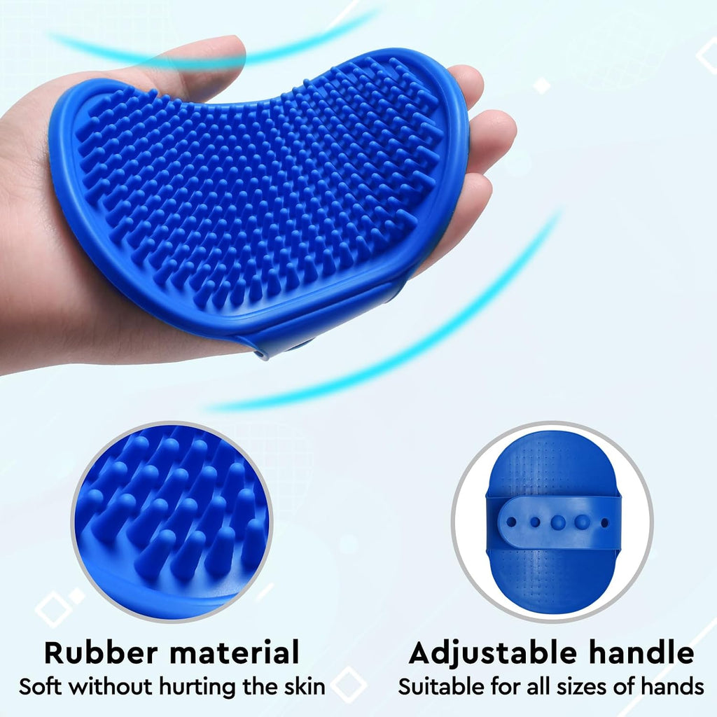 Cat Grooming Glove Brush, Self-Cleaning Slicker Pet Brush