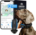 DBDD GPS Dog Trackers, 12 Mon Sub, Real-Time Loc, E-Fence, Health Monitor