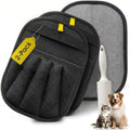 2 Pack Pet Hair Removal Glove with Pet Hair Roller 40 Sheets, Reusable Electrostatic Pet Hair Remover Glove for Dog and Cat, Hair Removal Gloves for Furniture, Sofa, Carpet & Car Seats, Pet Hair Mitt