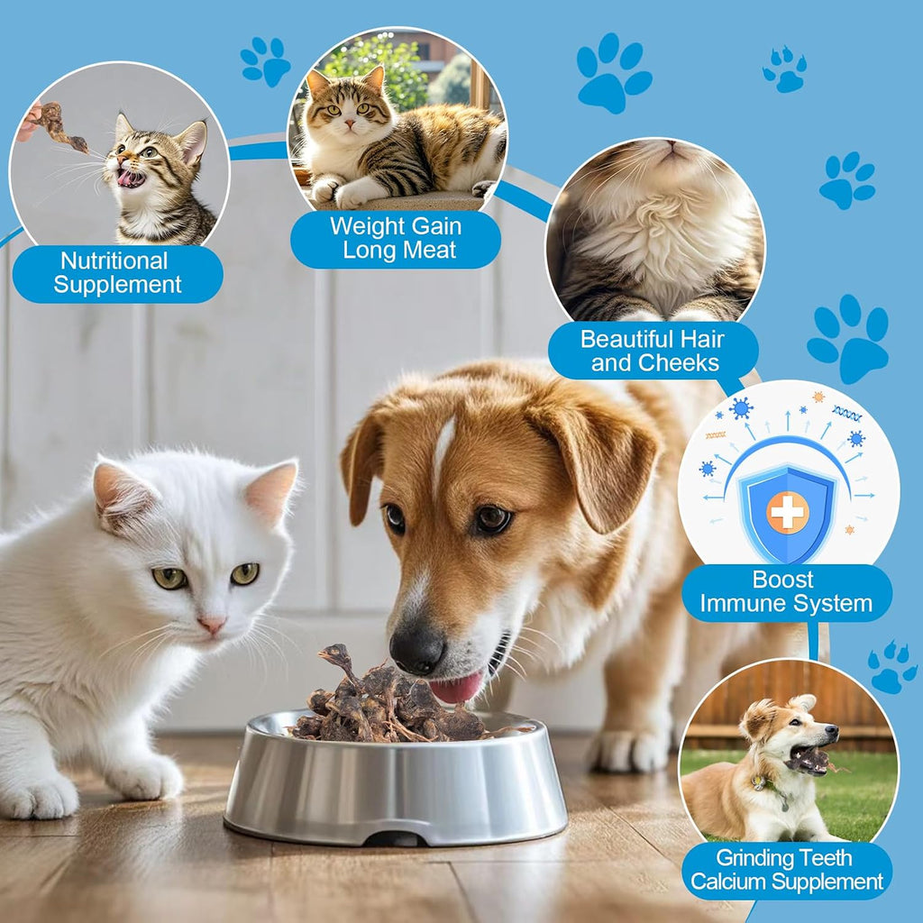 Freeze-Dried Quail Treats for Cats and Dogs, 3 oz (85 g)