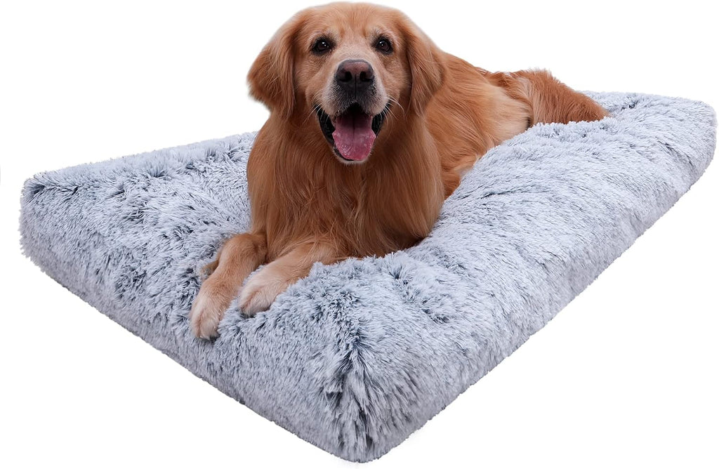 XXL Dog Bed Washable, Waterproof Large Crate Pad 48", Jumbo Plush Pet Mats