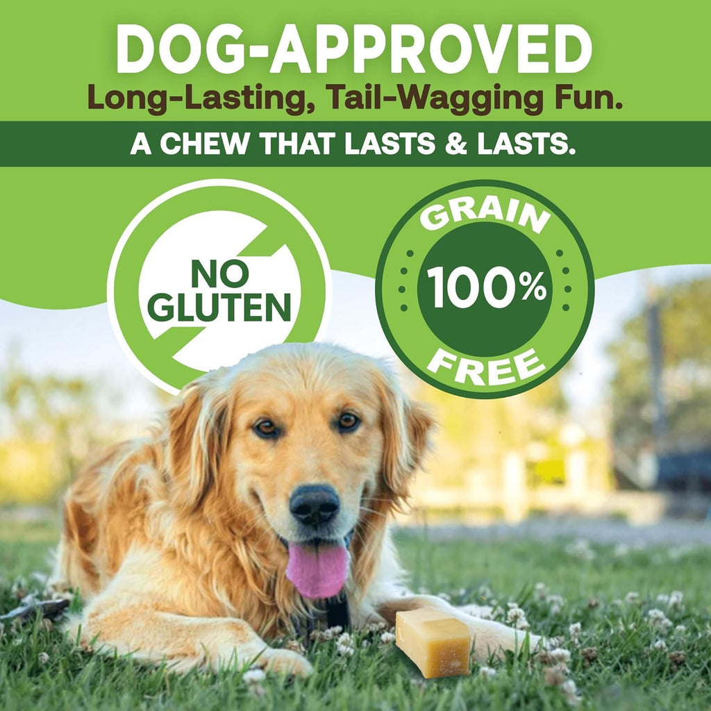EcoKind Yak Cheese Himalayan Dog Chews, Yak Chews for Medium Dogs, 12 Bones