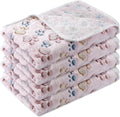 Tatuo 4 Pcs Fleece Dog Blankets for Puppy Cat, Beige, 24 x 16 in, Paw