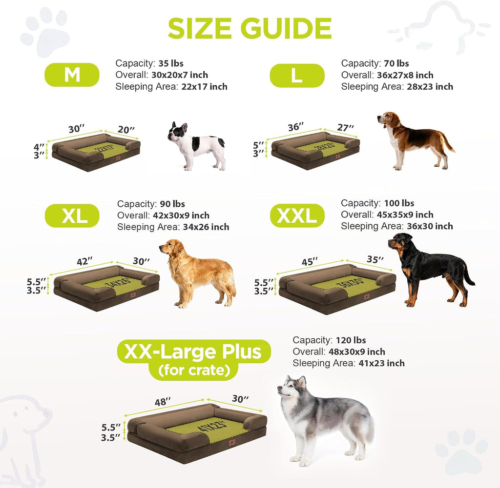 Waterproof Orthopedic Dog Bed for Extra Large Sized Dogs