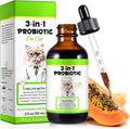 3 in 1 Probiotics for Cats Help with Gut, Upset Stomach, Diarrhea, Bloating