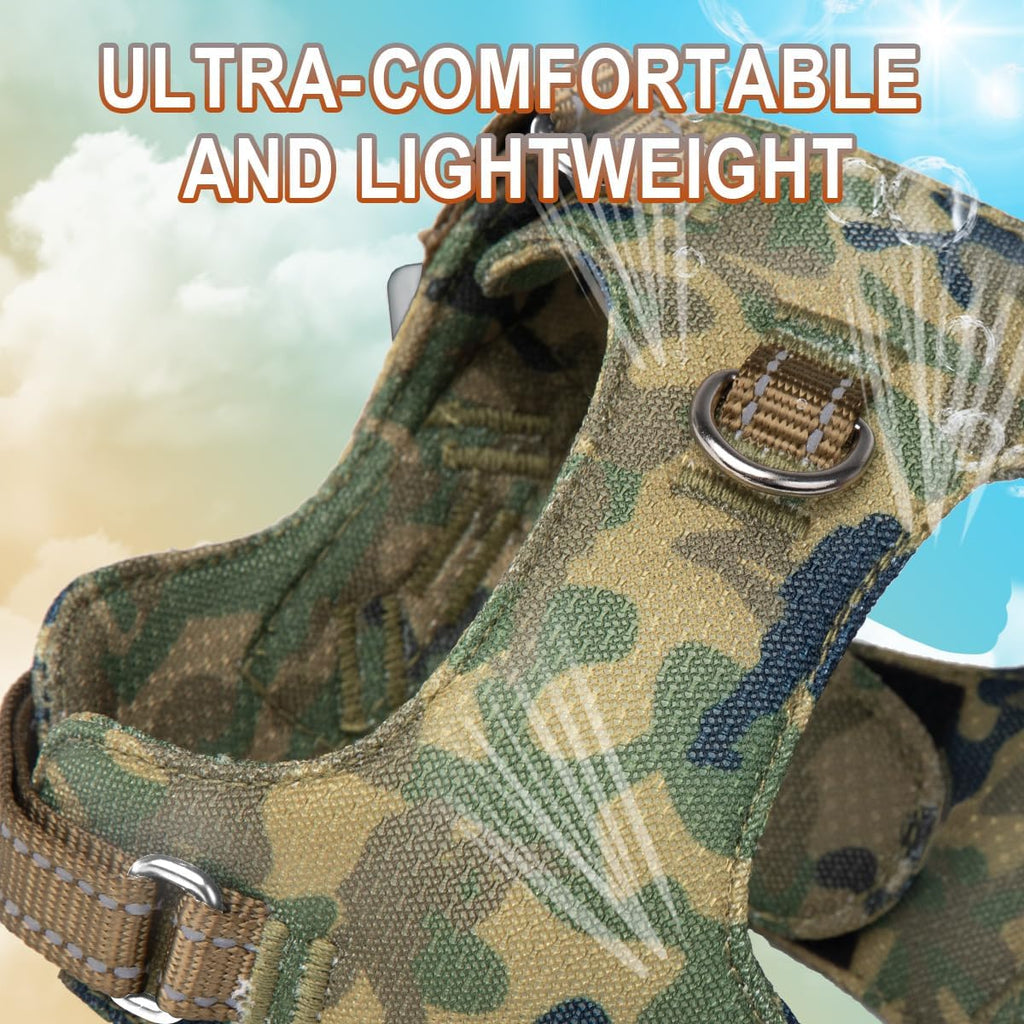 BARKBAY Small Dog Harness,No Pull Puppy Harness,Step-in Dog Vest