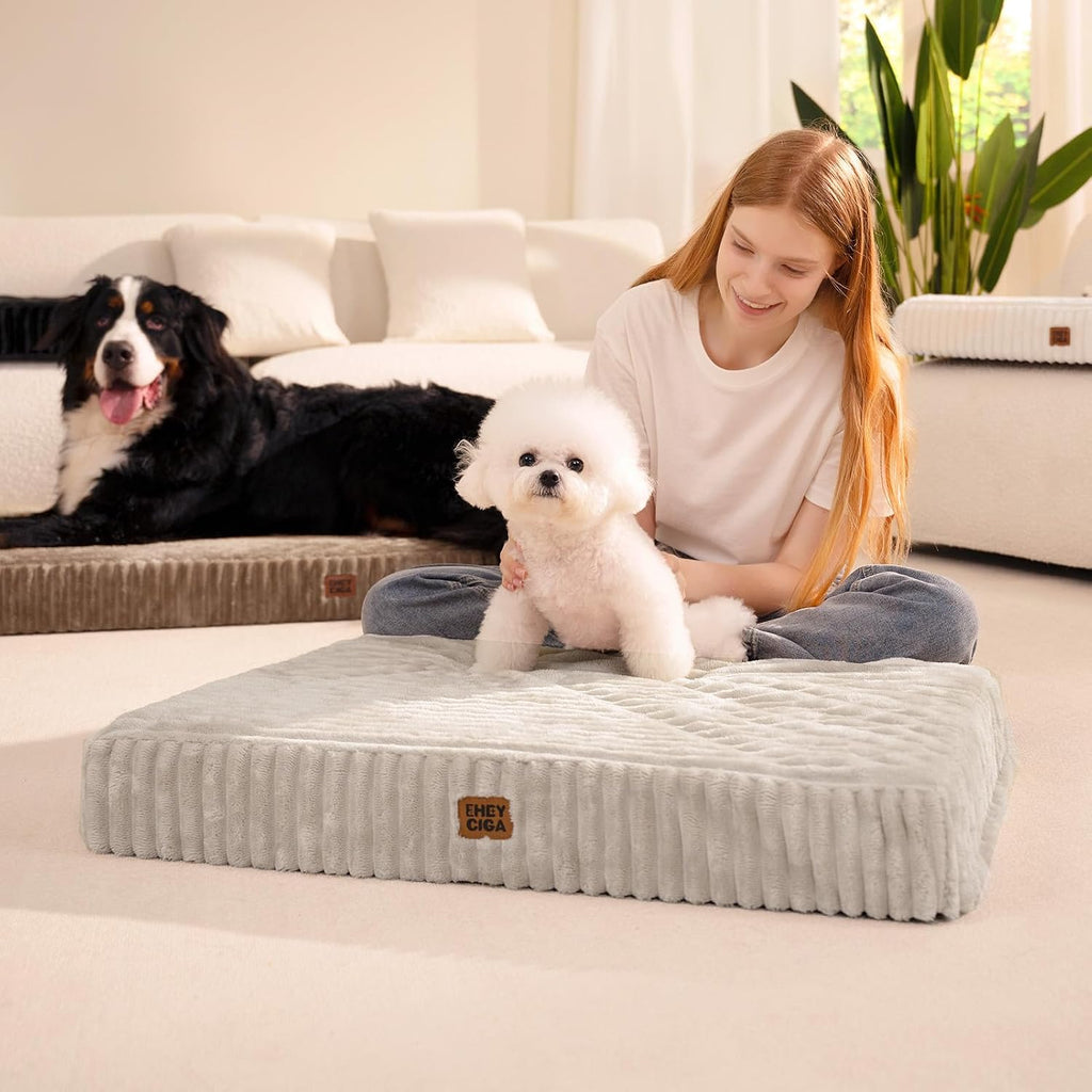 EHEYCIGA Orthopedic XL Dog Beds Large Sized Dog, 44"x32" Washable Pet Bed