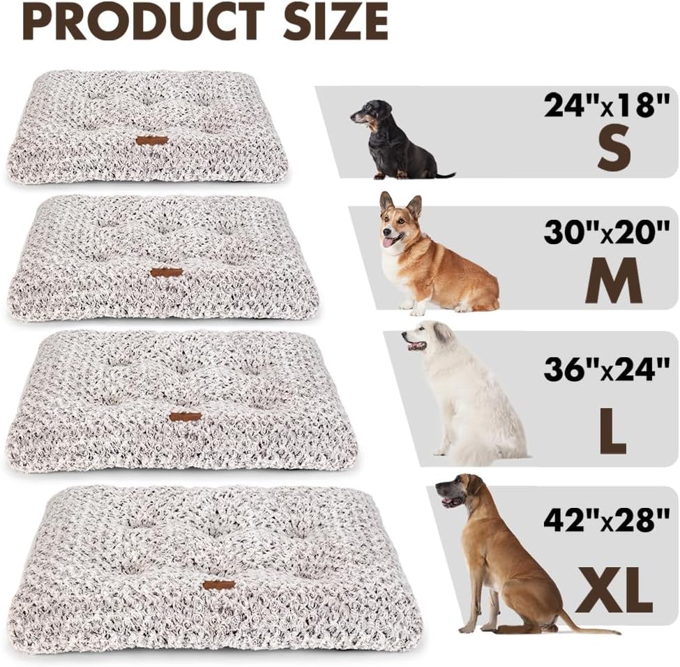 Small Dog Bed Crate Bed for Small Dogs 24"x18" Dog Bed Mat