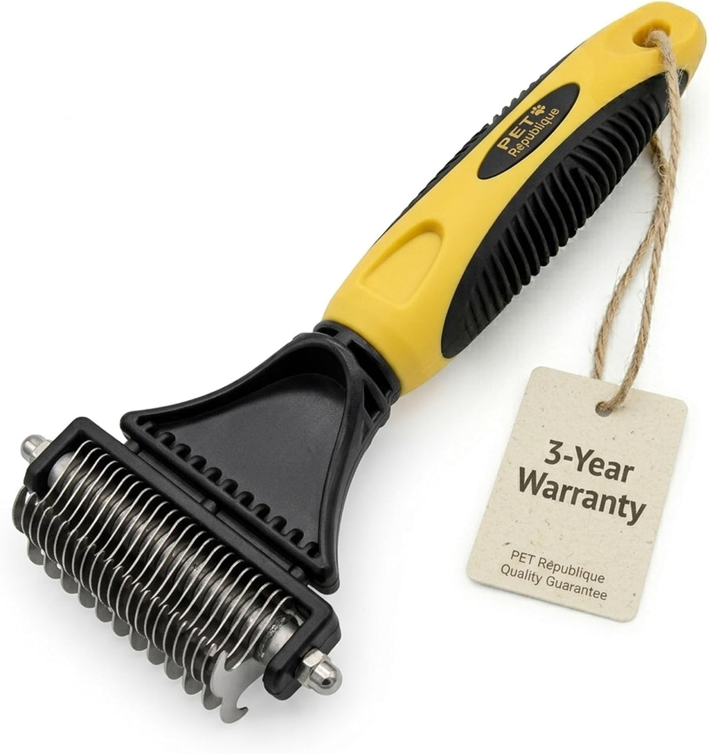 Matt Splitters Tool – Effective Mat Remover and De-matting Comb for Long-Haired Dogs, Cats, Rabbits – Regular 12+23 Teeth Design 