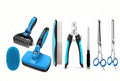 Dog Brush for Shedding,Deshedding Slicker Undercoat Rake Brush for Dog,8PCS
