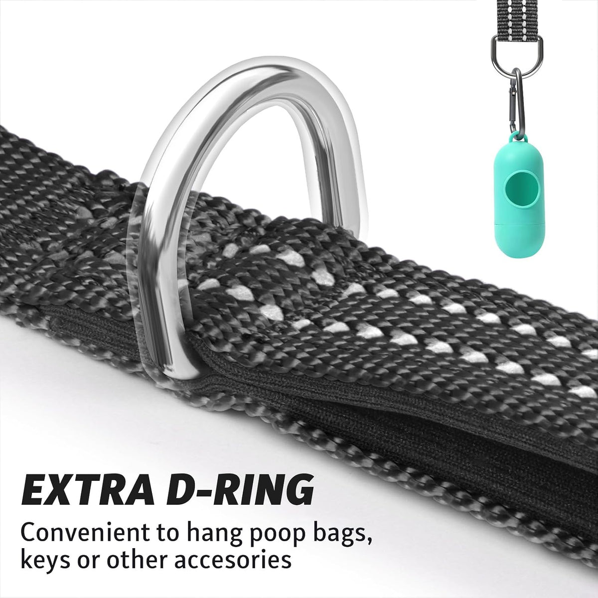Long Dog Leash XiaZ Training Leashes 10/15/20/30/50/100ft Long Lead for Dogs 30ft Training Leash for Outside Black 30 Foot Nylon Padded Handle Reflective Hiking Yard