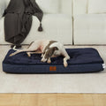 LIORCE Memory Foam Large Dog Bed - 4” Thick Orthopedic Beds for Large Dogs - Waterproof Dog Bed with Removable Washable Cover & Wrap-Around Zipper - Ultimate Comfort and Easy Maintenance