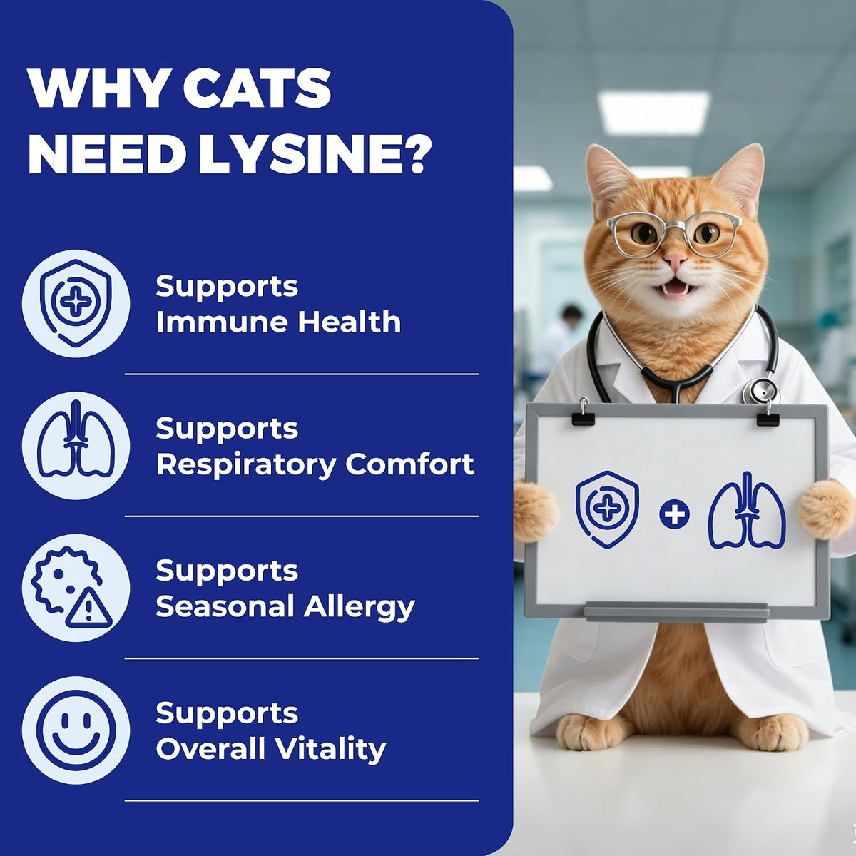 Wellix 450 Bites L-Lysine Supplement for Cats with Taurine for Immune