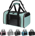 Carriers Soft-Sided Large Pet Carrier for Cats Dogs Small Animals Up to 25Lbs,Top Load Carrier,Ventilated Design,Portable Cat Carrier Airline Approved(X-Large,Green)