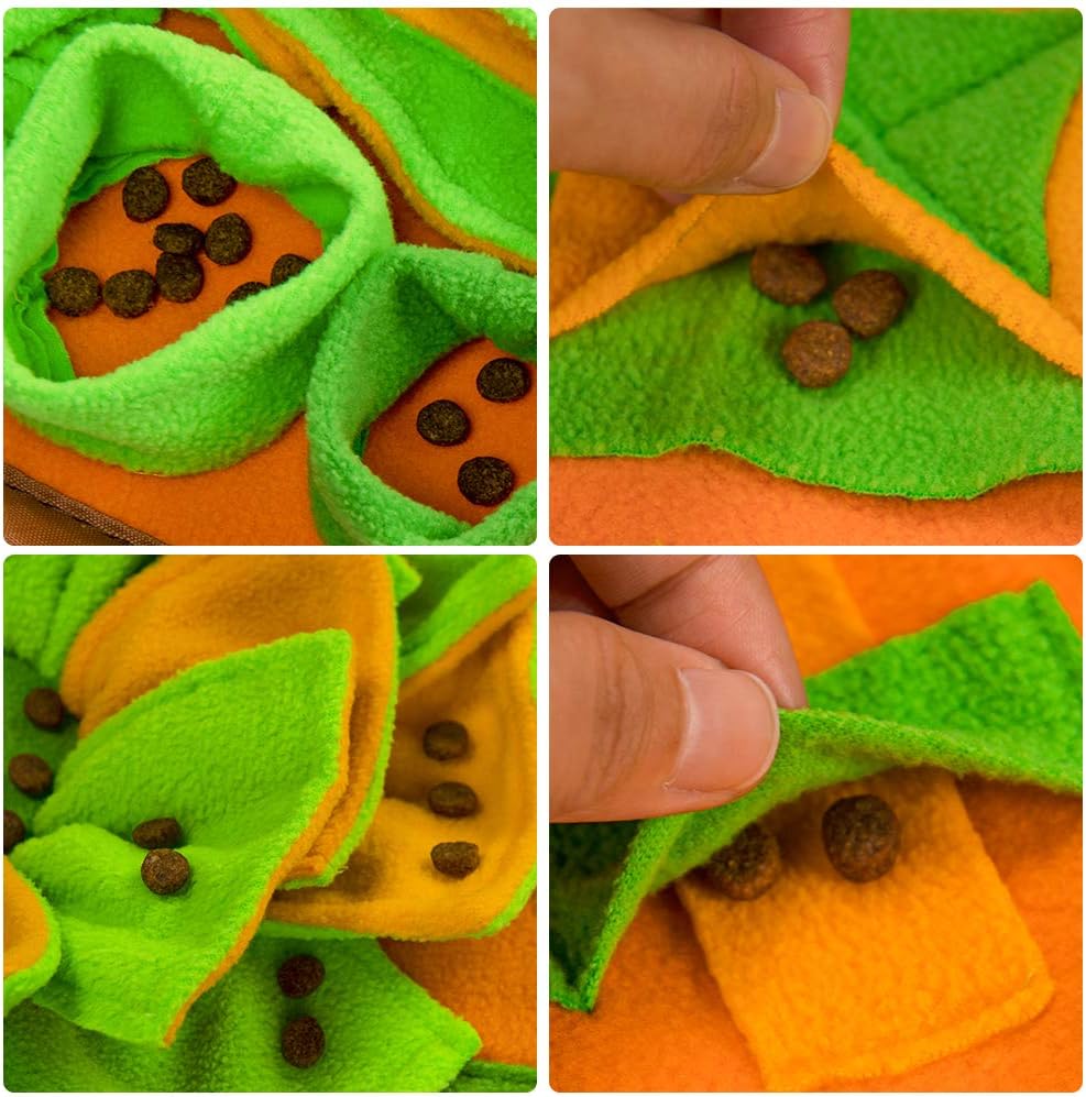 AWOOF Snuffle Mat for Dogs, Dog Cats Nosework Feeding Mat, Pet Interactive Dog Puzzle Toys Encourages Natural Foraging Skills for Training and Stress Relief