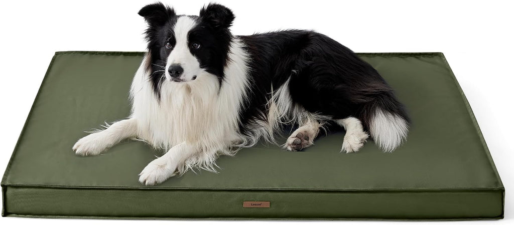 LE SURE Outdoor Waterproof Dog Beds Large Sized,Orthopedic Pet Mat,35x22In