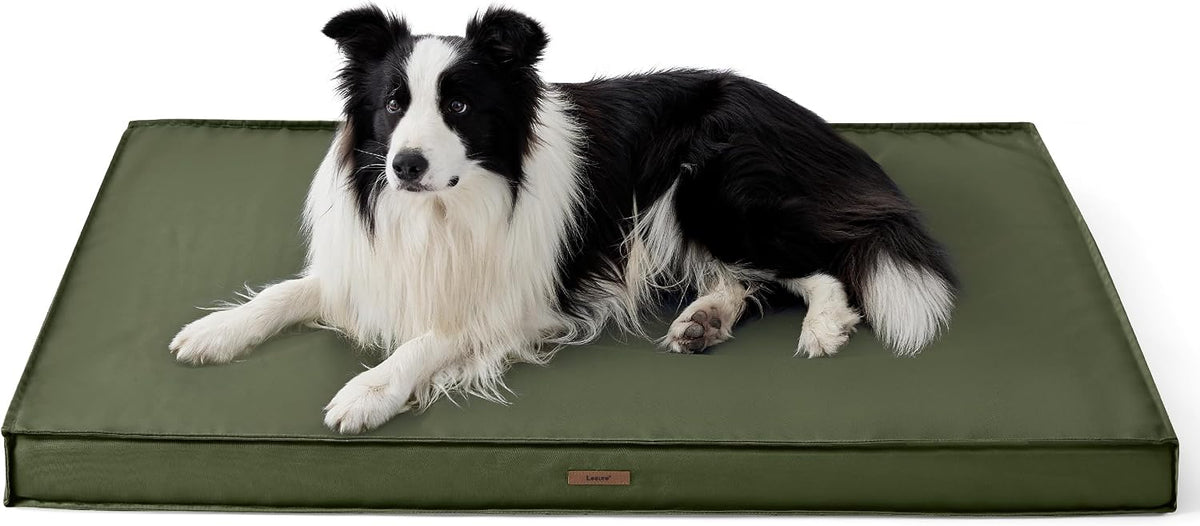 LE SURE Outdoor Waterproof Dog Beds Large Sized,Orthopedic Pet Mat,35x22In